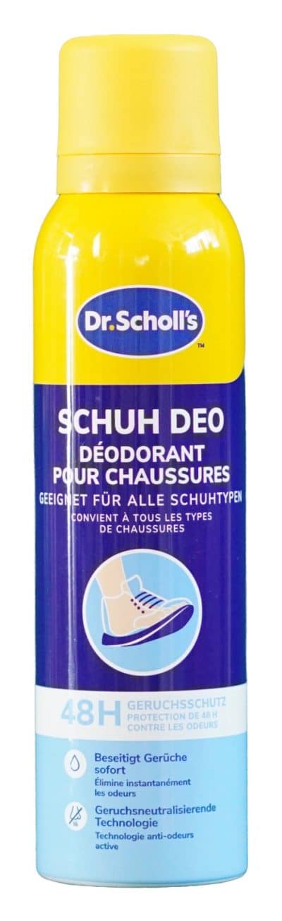 Scholl 150ml, deodorant do topánok, modrý