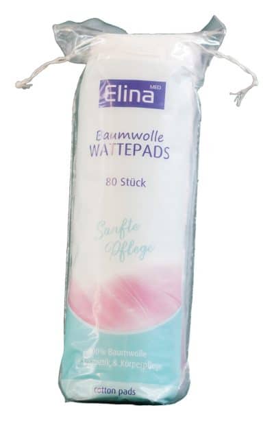 Tampóny na odličovanie,80ks, Elina