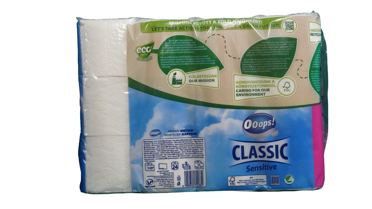 Toaletný papier 24ks, 3-vrst.