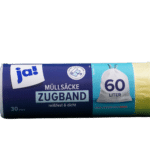 Sáčky do koša 60l, 30ks/rolka, bielo-zlte