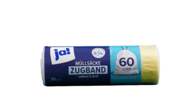 Sáčky do koša 60l, 30ks/rolka, bielo-zlte