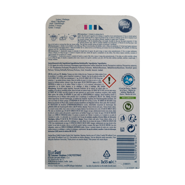 Ambi pur, WC blok, 3x55ml, Lemon+Mandarinka