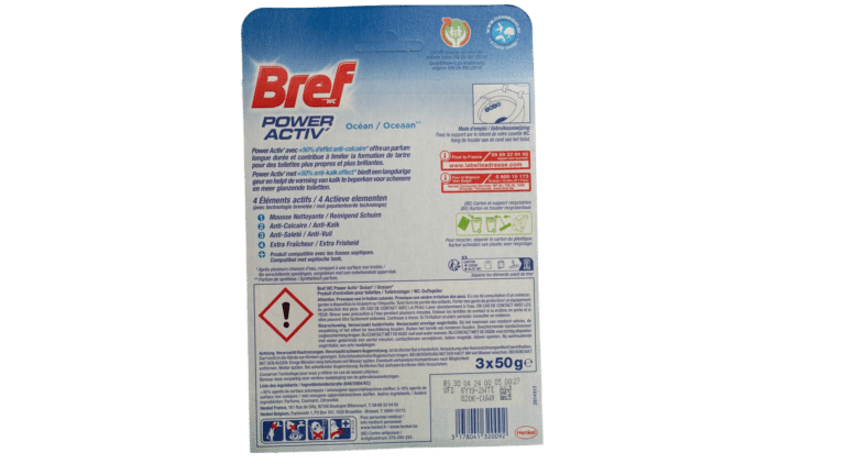 Bref, WC blok, 3x50g,Ocean, Power Activ