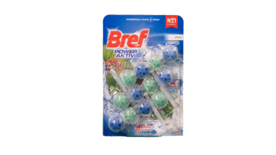 Bref, WC blok, Pine,3x50g, Power Activ