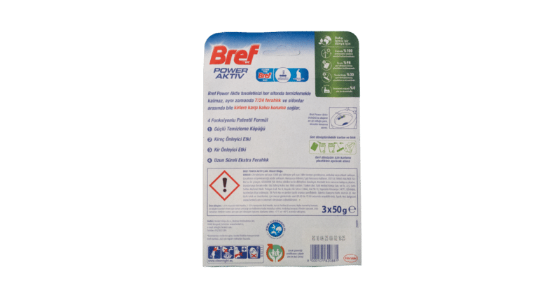 Bref, WC blok, Pine,3x50g, Power Activ