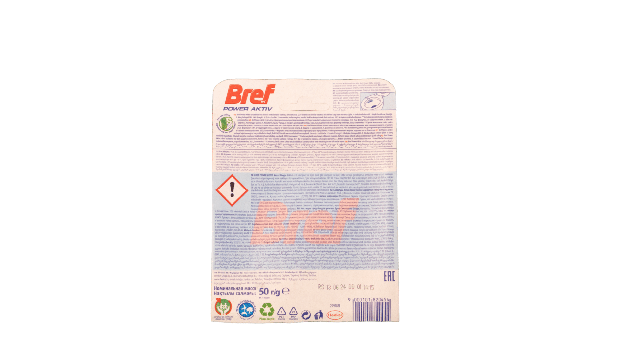 Bref, WC Blok, 50g, Ocean,Power Activ