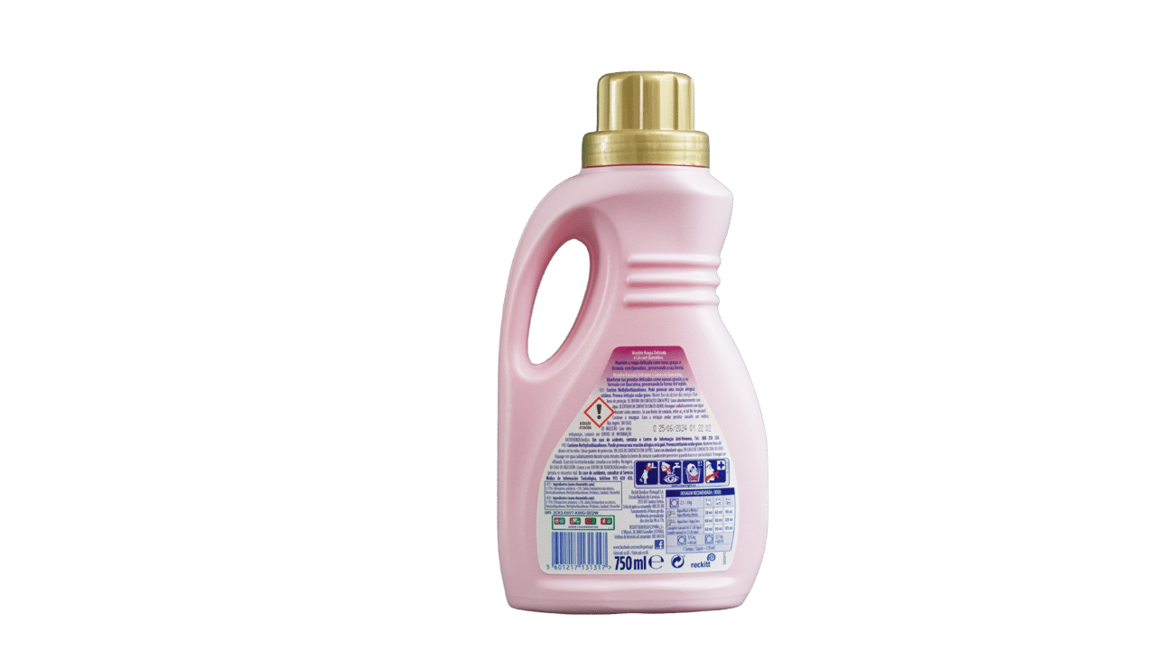 Woolite prací prášok, 25PD, 750ml, ružový