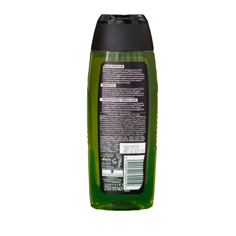FA Men 250ml, 3in1, Sport energy boost, sprchový gél