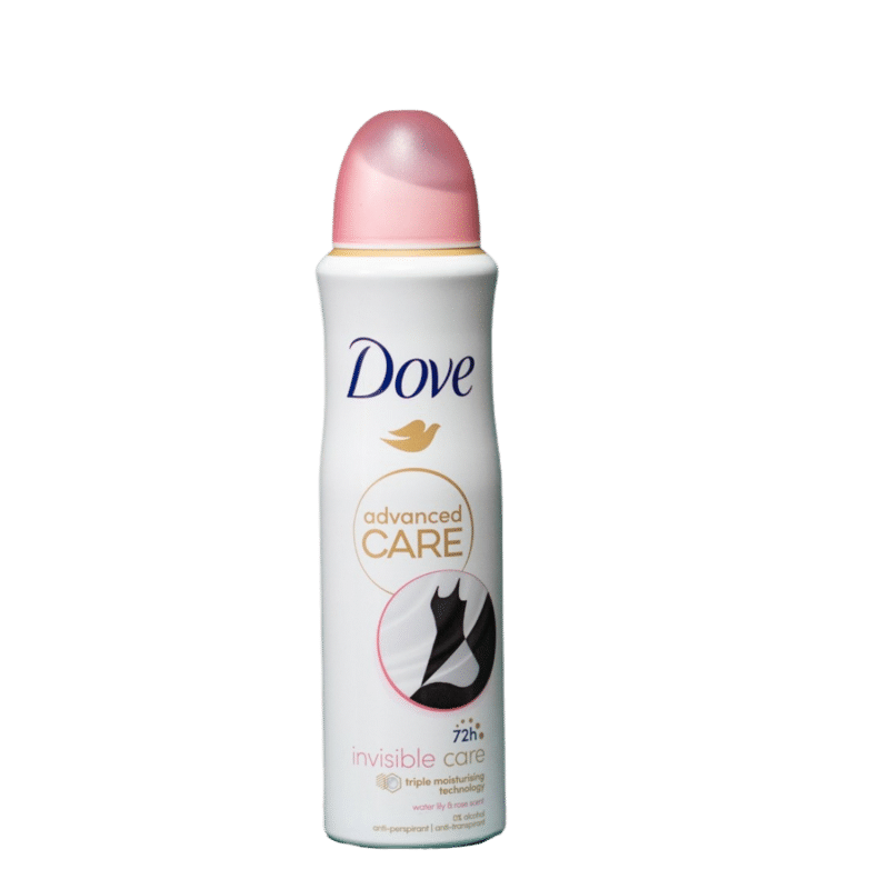 DOVE 150ml,Advance care, Water Lily&rose, deospray women