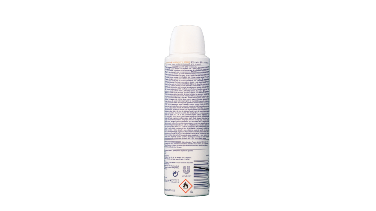 DOVE 150ml,Moisturising cream, Original,deospray women