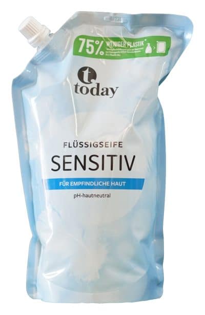 Tekuté mydlo, 1000ml, Sensitive, Today