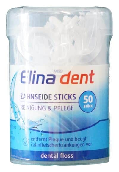 Dentalna niť s páratkom, 50ks, Elina