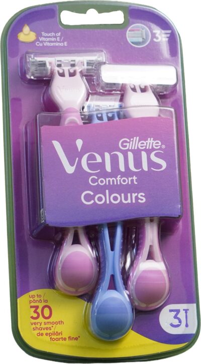 Gillette Venus, Comfort Colour, 3ks